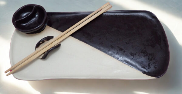 Handcrafted Ceramic Sushi Plate