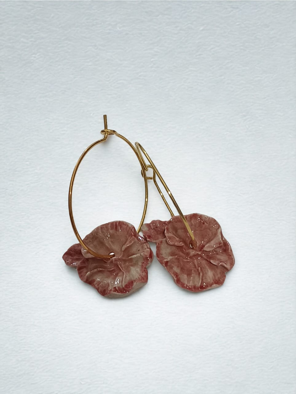 Ceramic Earrings Pair