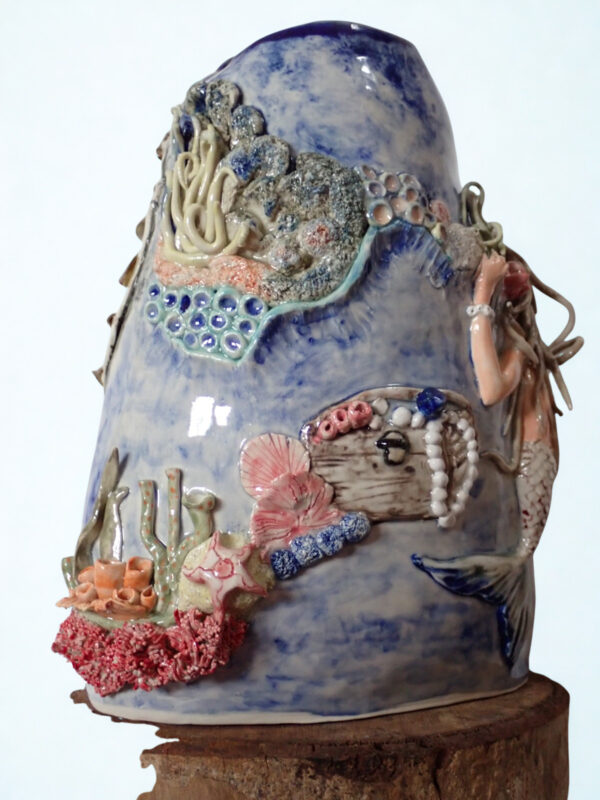 Mermaid Sculpture Vase