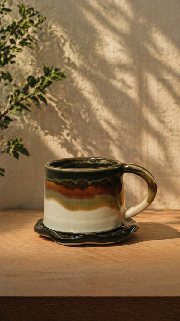 Ember Roast Espresso Cup and Saucer