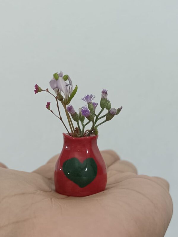 Green Heart Vase