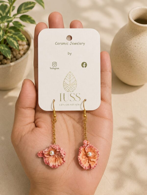 Shoe Flower Earrings