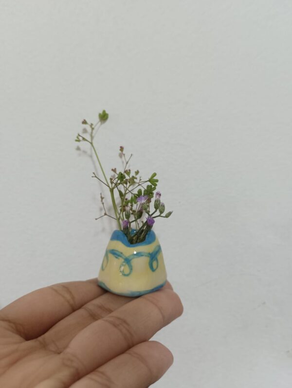 Yellow Geo Vase