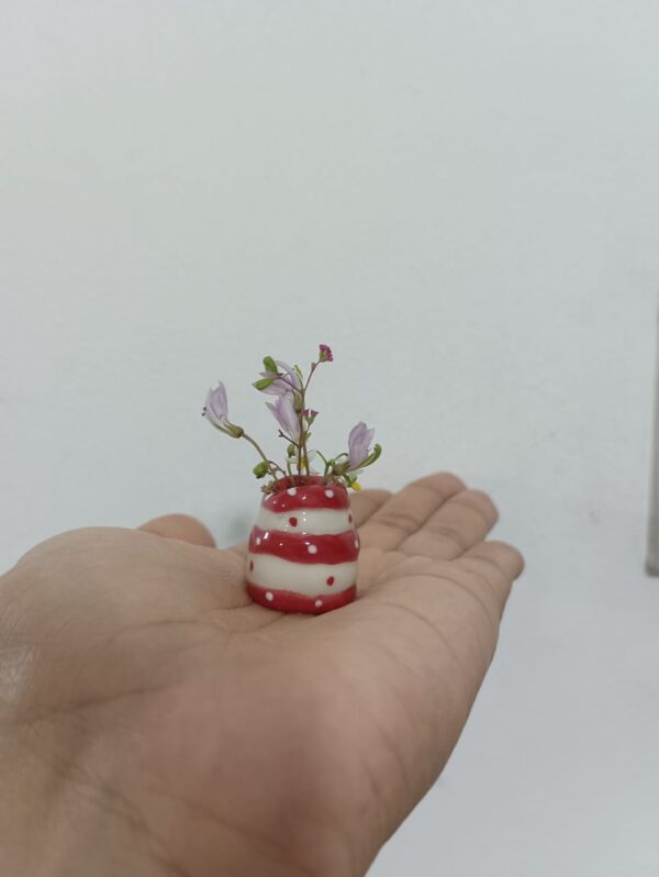 Red Dotty Vase